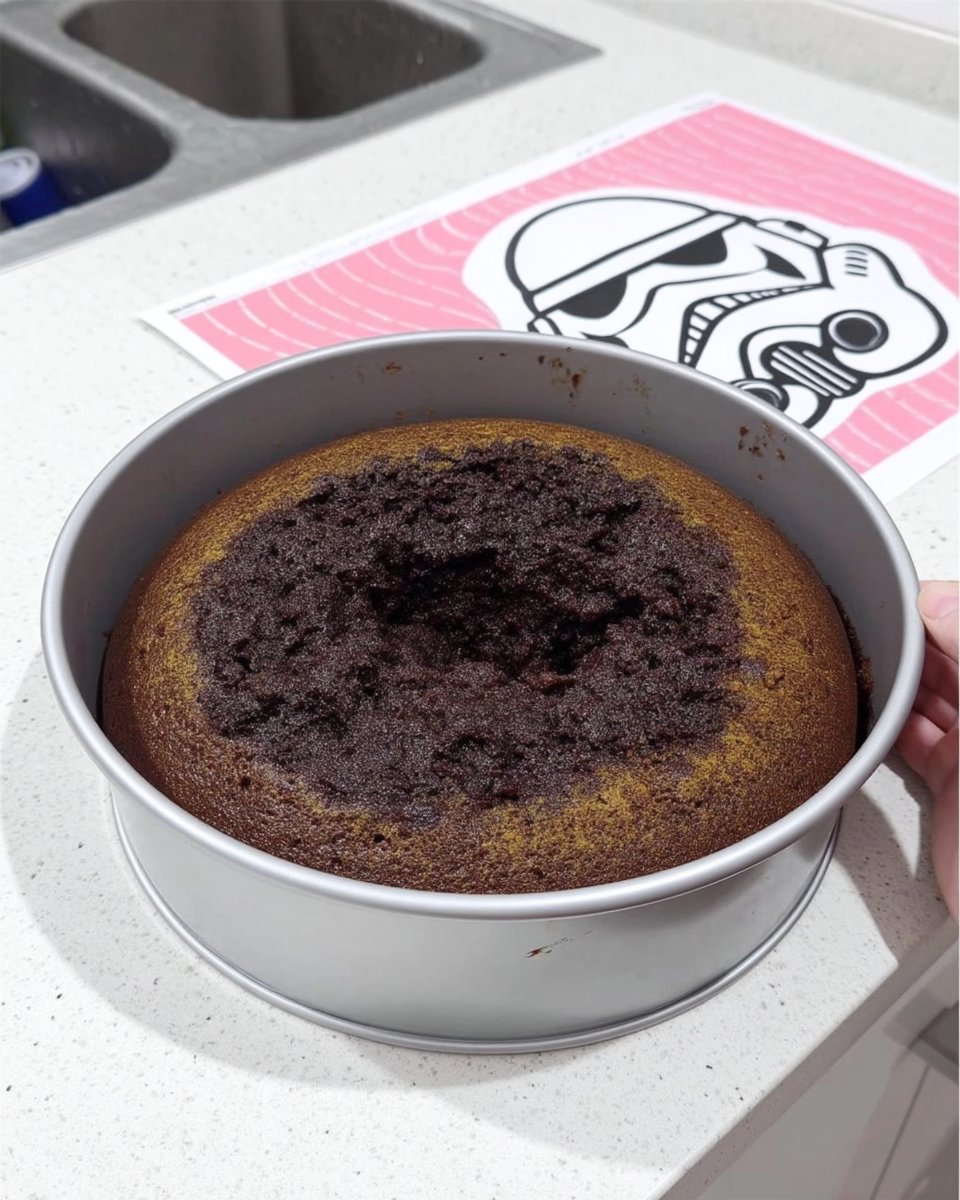 Star Wars Cake 12 Ingredients for star wars cake including flour butter and white fondant