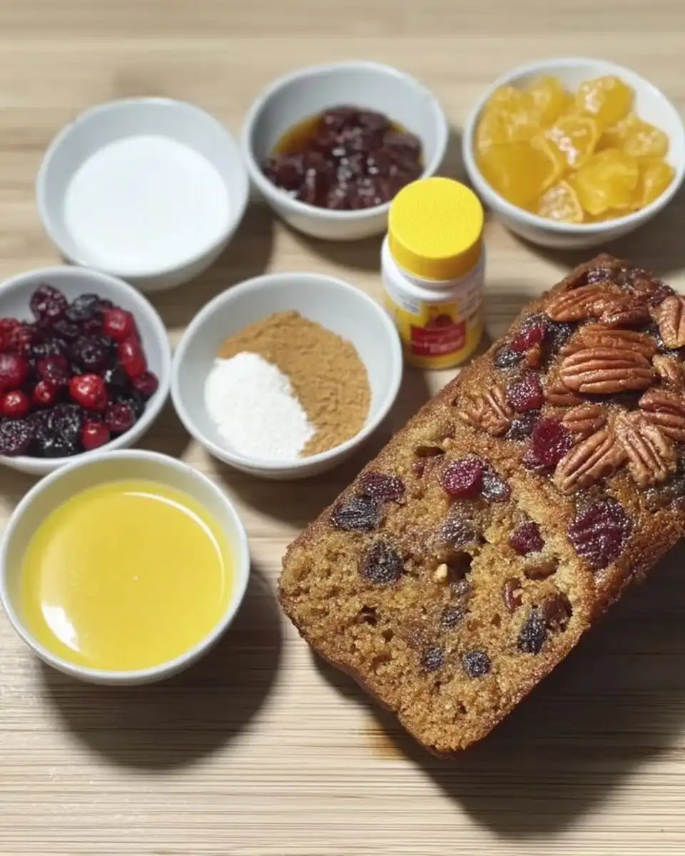 Bowls of dried apricots raisins and dates with cinnamon sticks