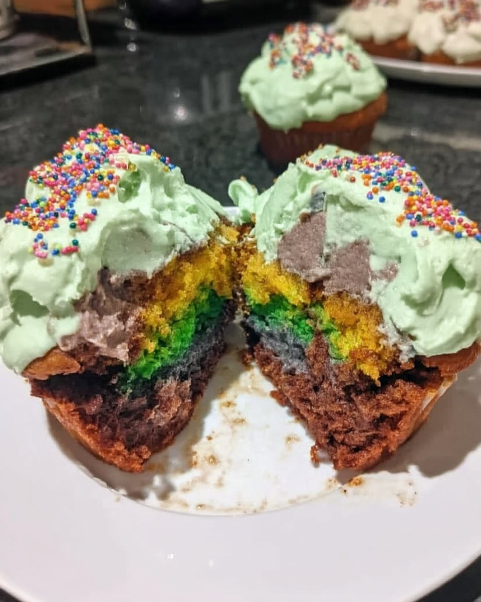 Cute Cake 12 Bowls of flour sugar eggs and food coloring for cute cake