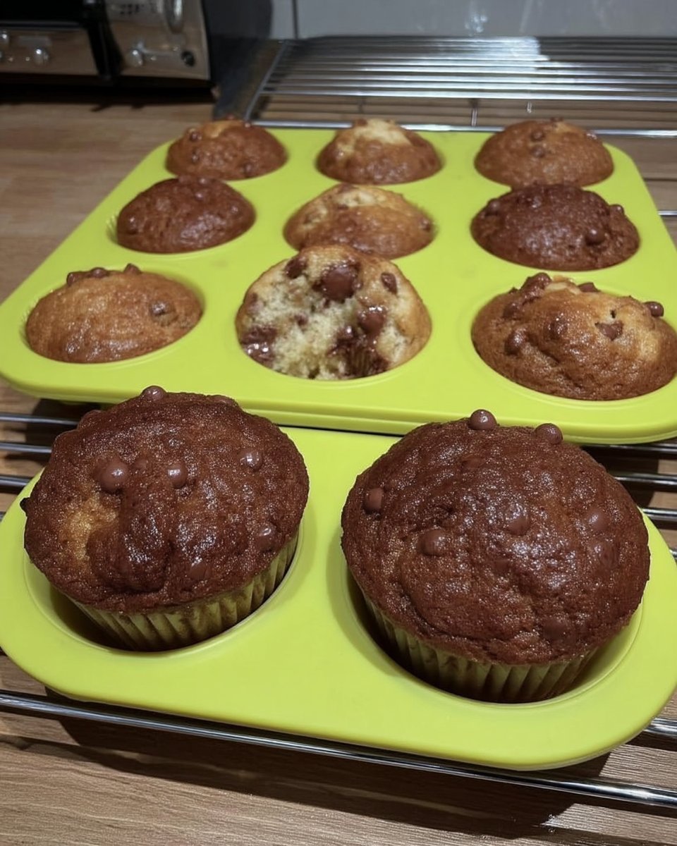 Individual mini cakes topped with glaze and sprinkles ready to eat