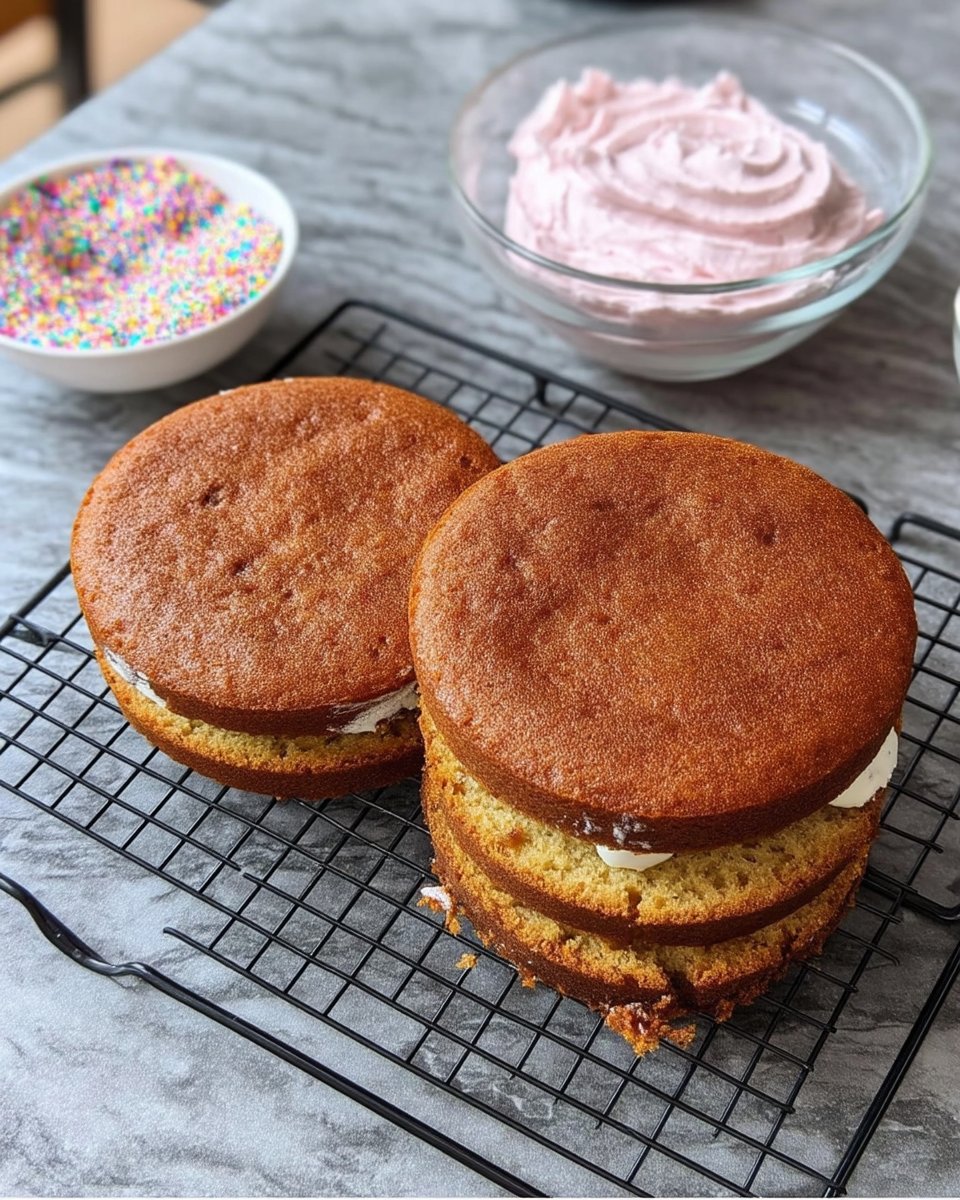 Mixing minimal cake batter in a bowl
