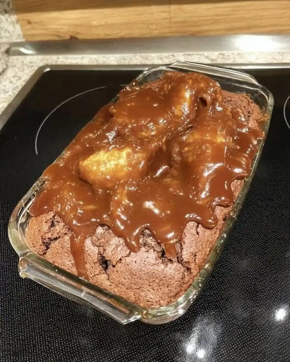 Earthquake Cake 13 Mixing bowl with smooth cream cheese and confectioners sugar emulsion