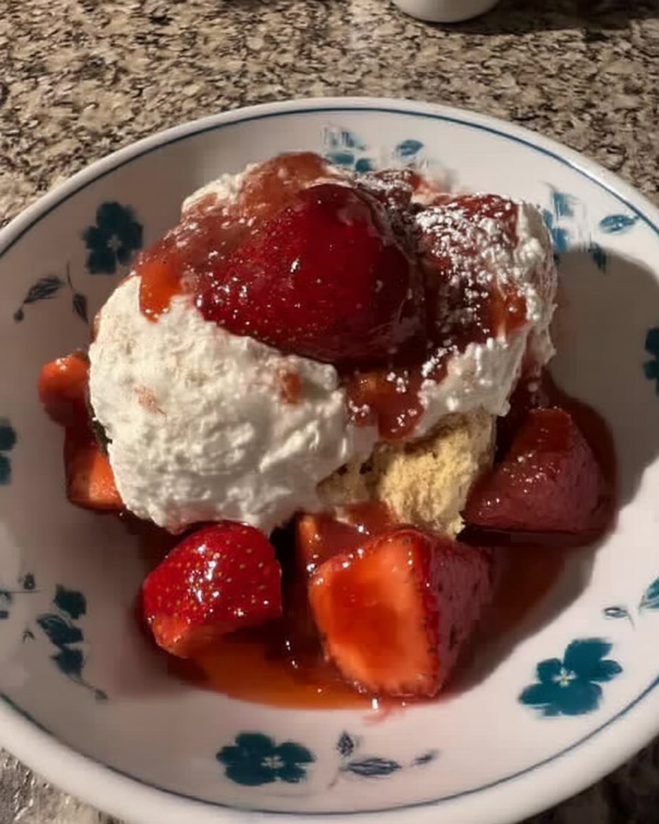 Strawberry Shortcake 13 Mixing butter into flour for coarse crumbs texture