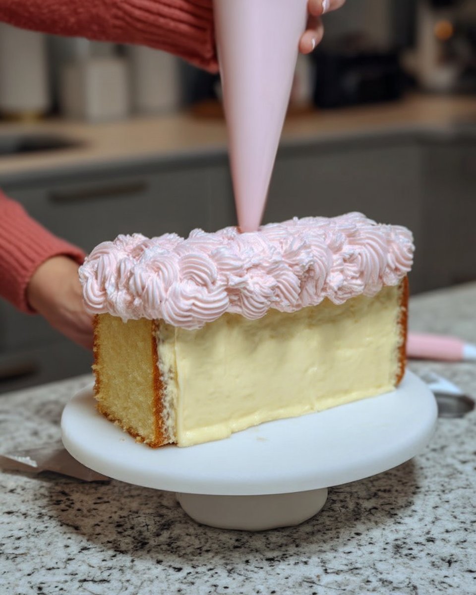 Piping black royal icing outlines on fondant cake