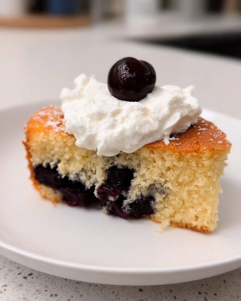 Cherry Cake 13 Placing pitted cherries onto thick cake batter in a springform pan