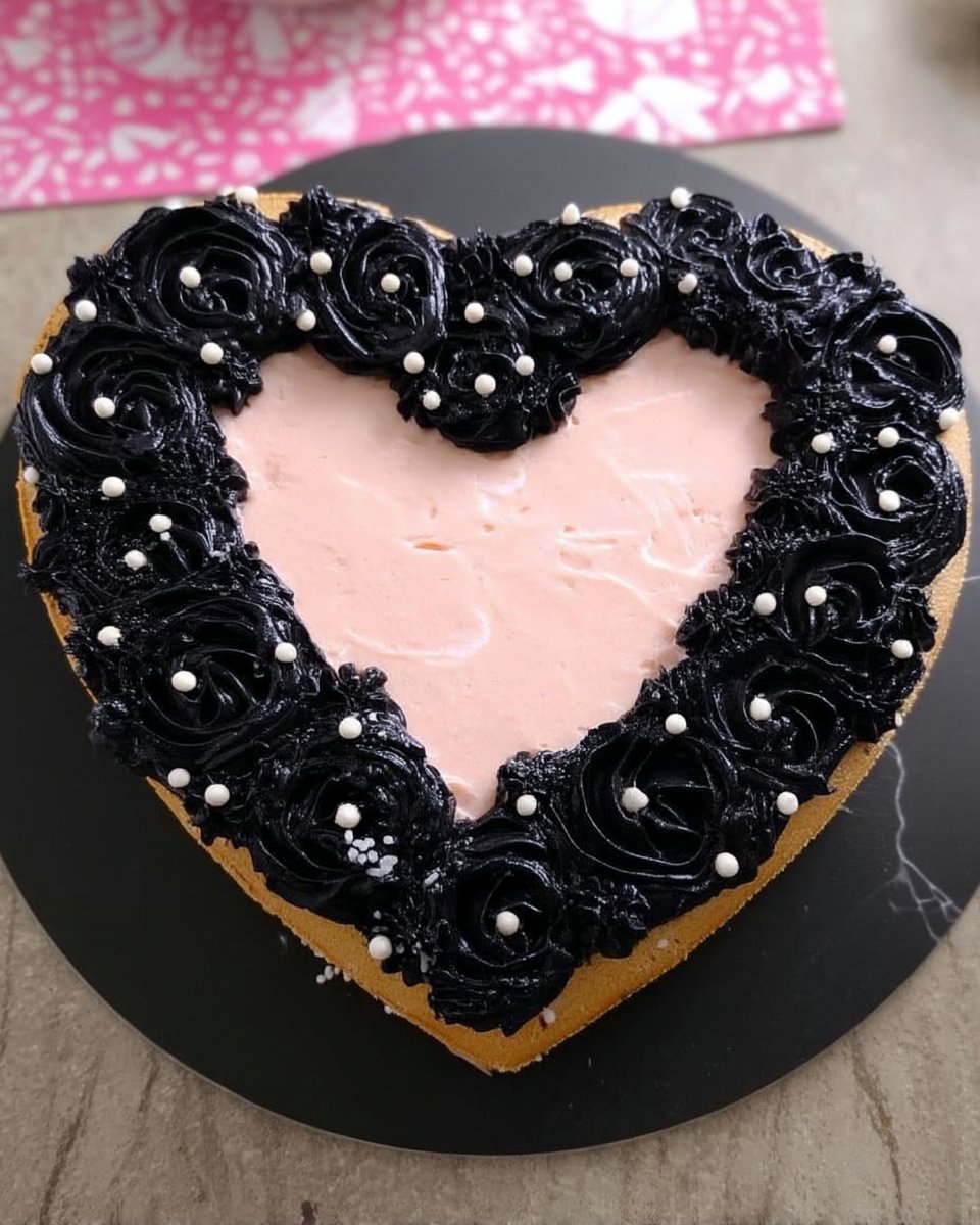 Valentine Cake 14 Slice of moist vanilla almond valentine cake on a white plate with fork