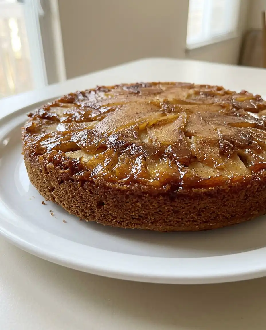 Apple Spice Cake 14 A slice of apple spice cake on a plate next to a cup of Turkish coffee