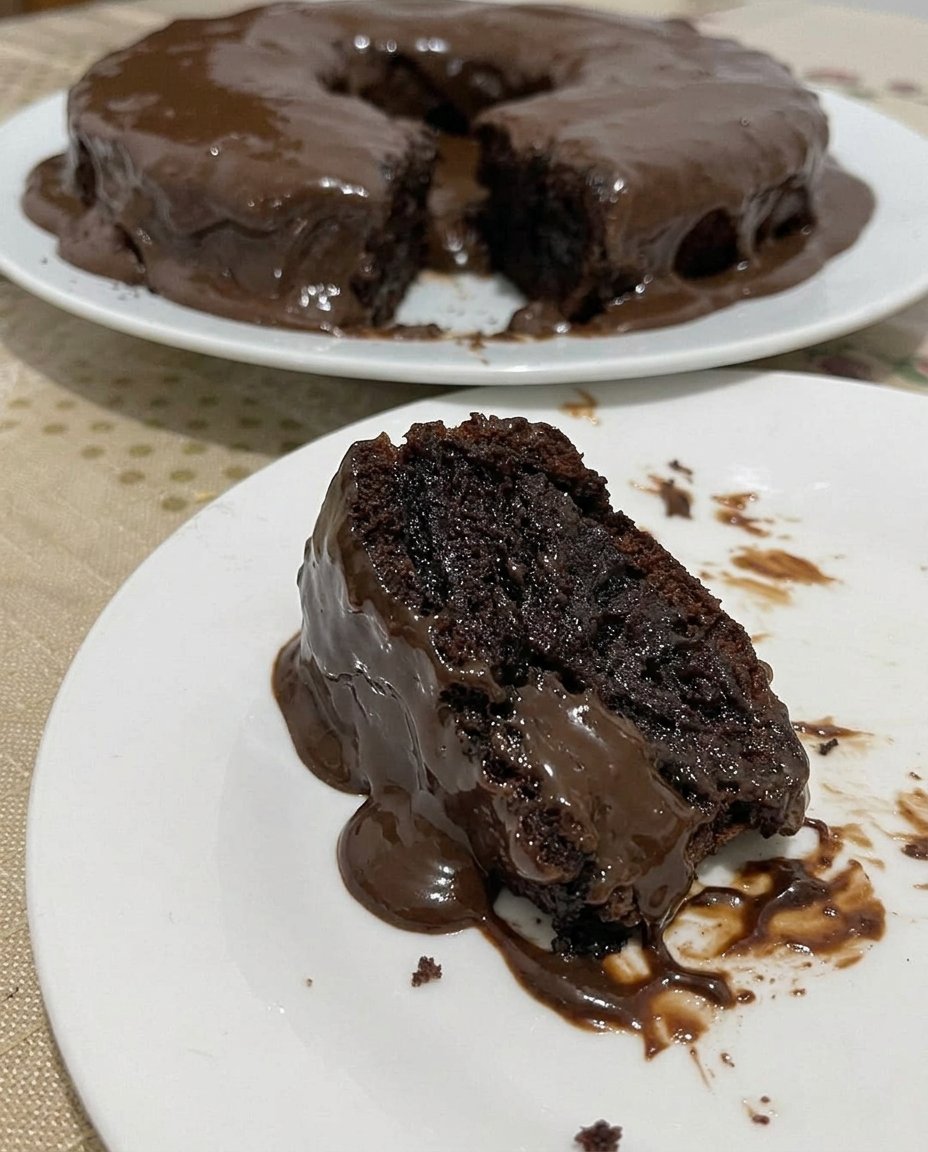 Sifting cocoa powder and flour into a stainless steel bowl