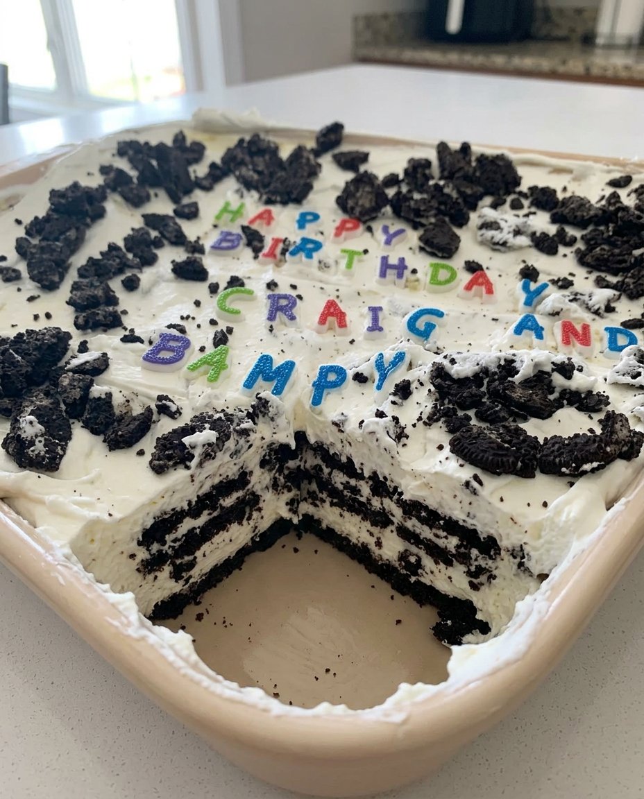 Cookie Cake 12 Ingredients for cookie cake including semi-salted butter, chocolate shards, and pecans