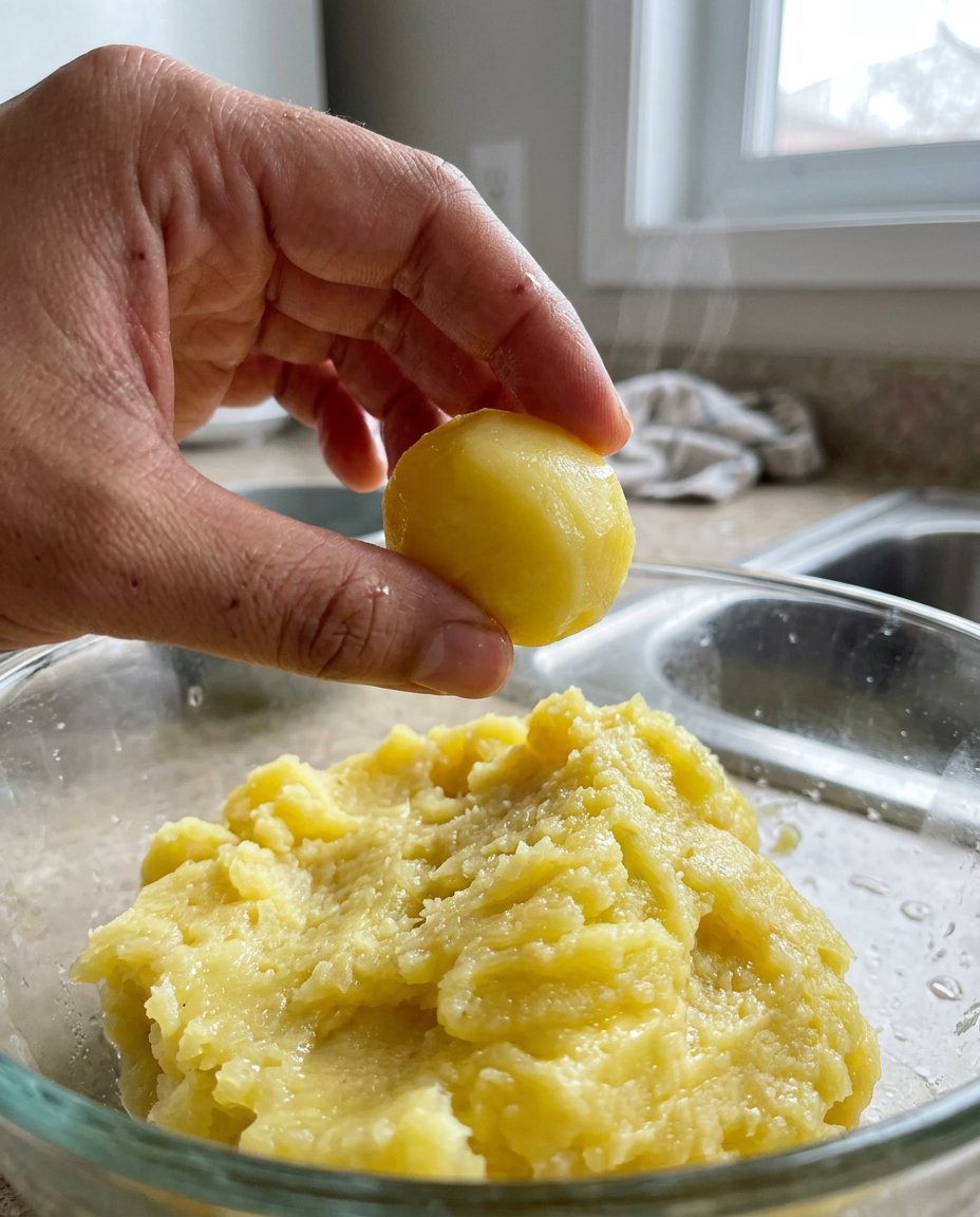 Uniformly scooped cookie dough balls on a parchment lined sheet