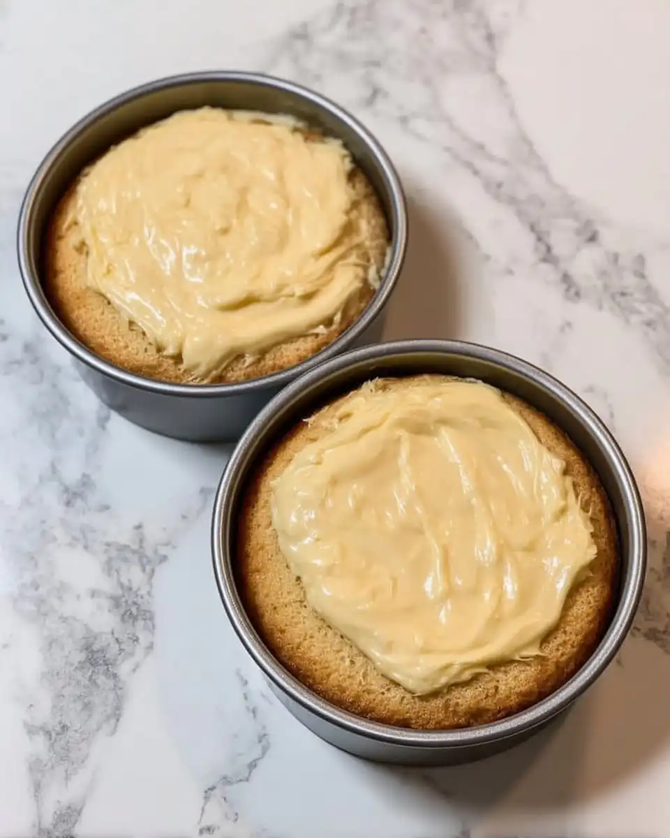 Yellow Cake Recipe 13 Butter and sugar creamed together in a stand mixer