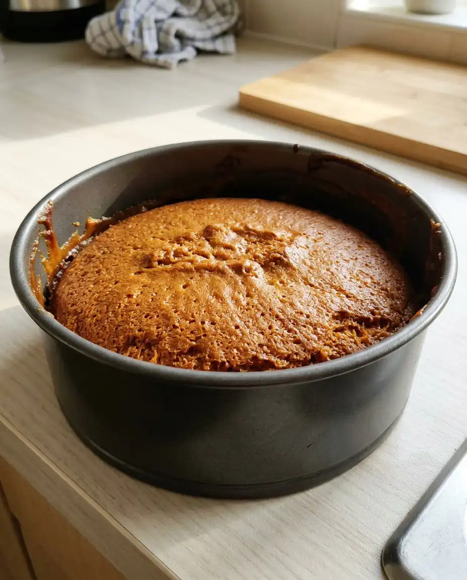 Macro shot of a sliced sponge cake showing uniform air pockets