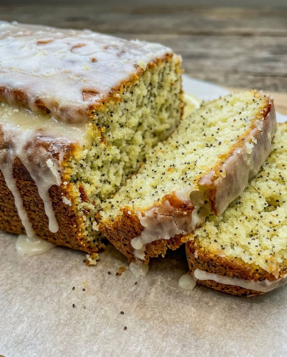 Lemon Poppy Seed Cake 3 12 Fresh organic lemons and a bowl of poppy seeds on a rustic wooden background.