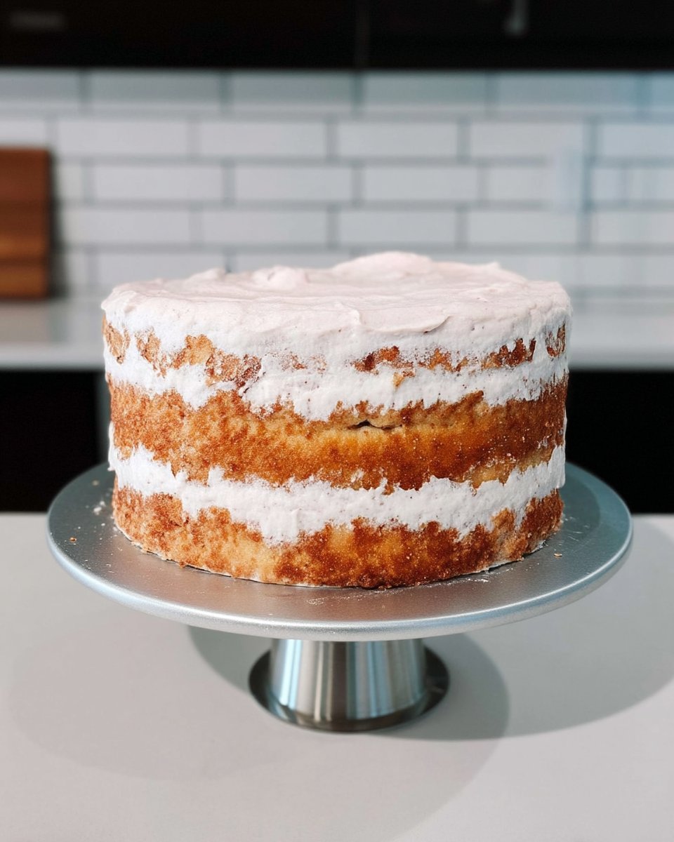 Fault Line Cake 12 Baking ingredients including cake flour, buttermilk, and Nutella