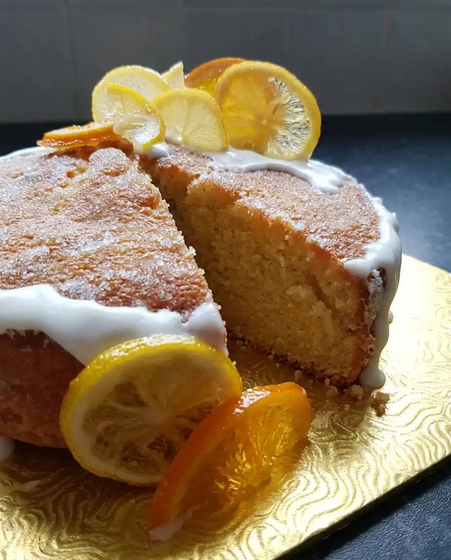 Lemon Drizzle Cake 2 12 Fresh yellow lemons and a bowl of caster sugar on a rustic wooden table