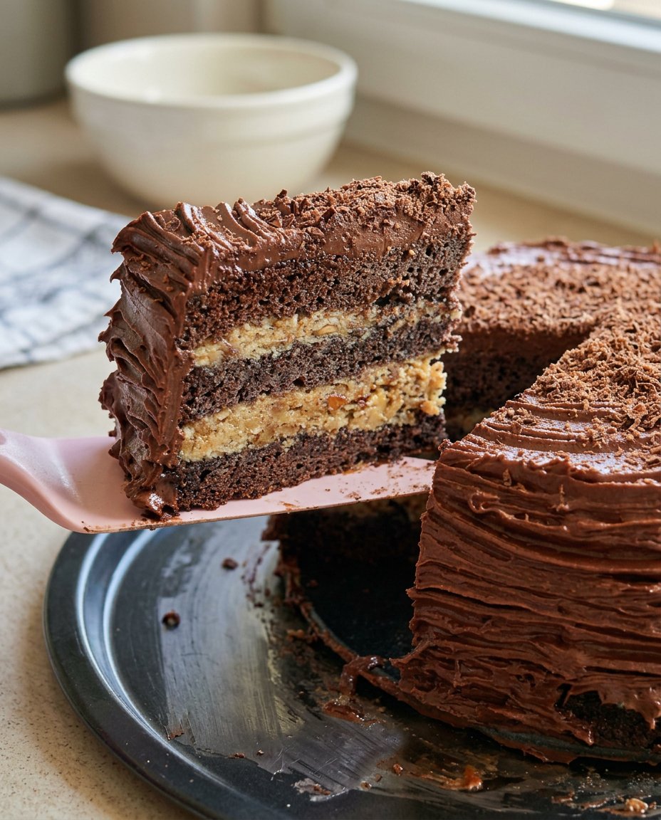 Slice Cake 13 A bowl of glossy white Italian meringue buttercream with a whisk