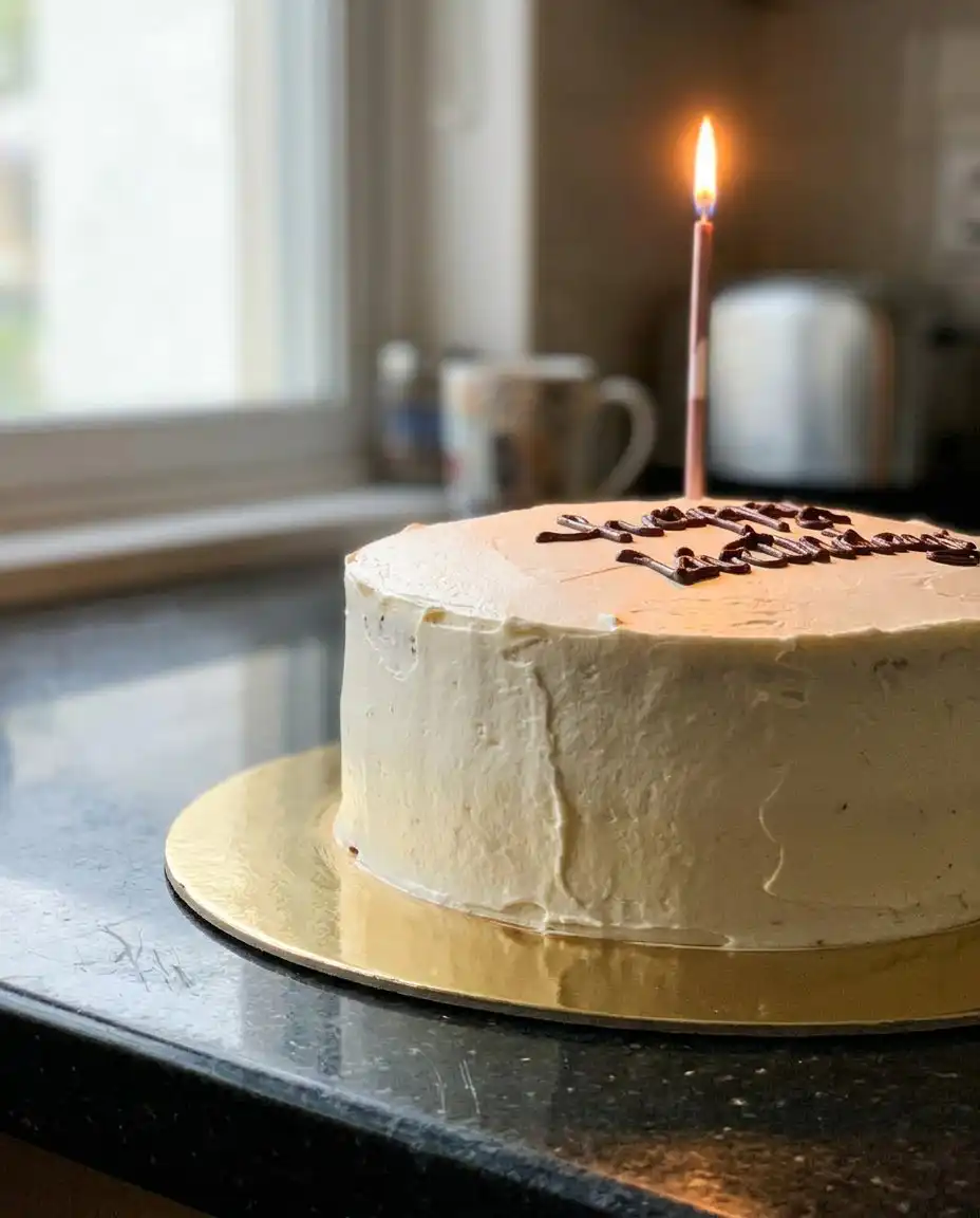 Minimalist Cake 10 A smooth white minimalist cake with sharp edges and a clean finish