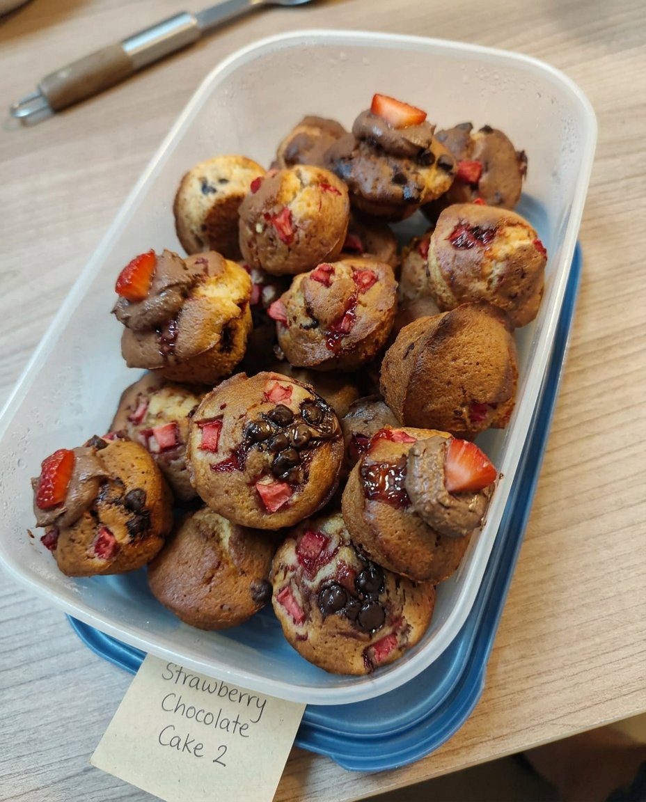 A three layer chocolate cake with pink strawberry frosting and dark chocolate ganache drips