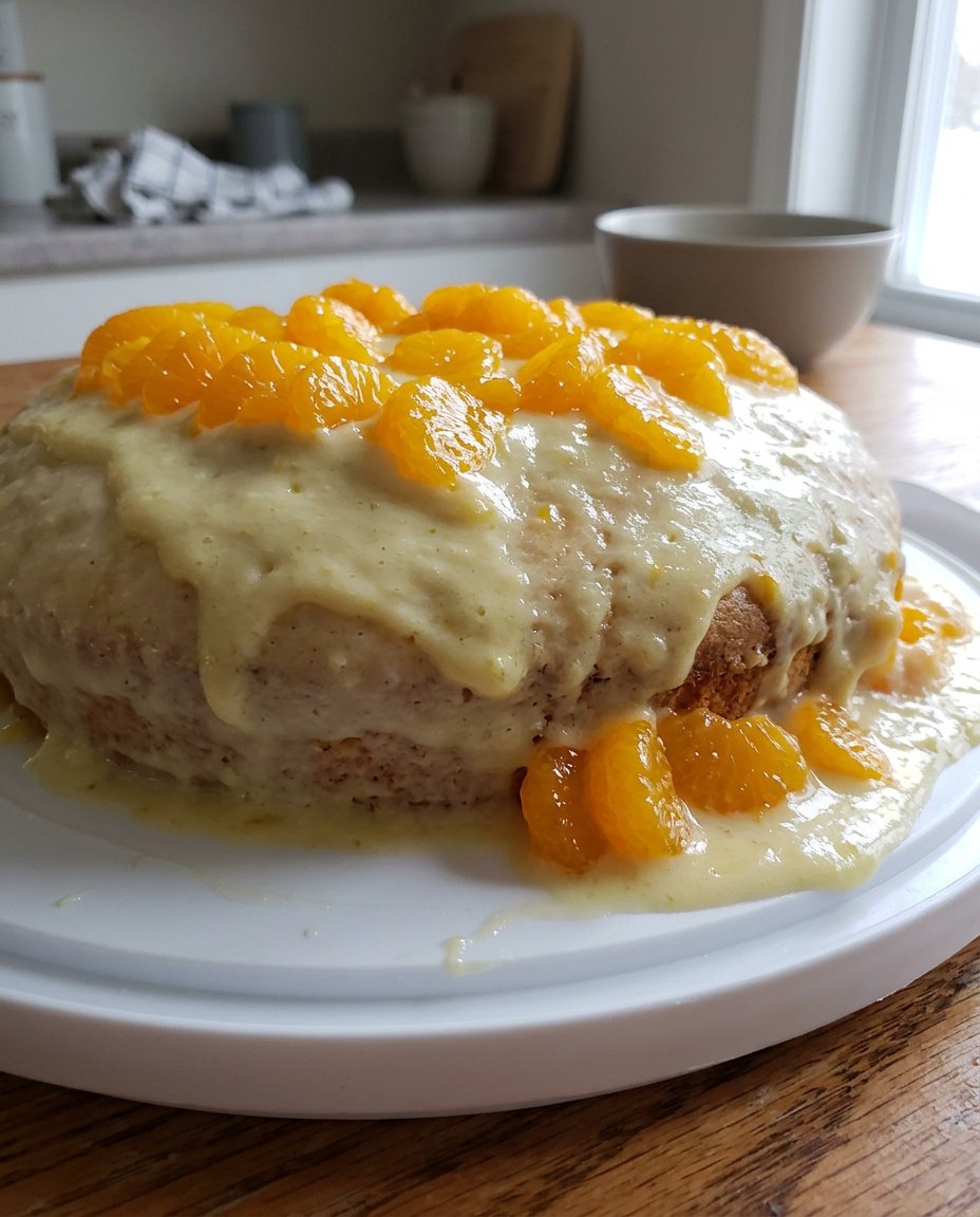 Sponge Cake 2 14 A slice of sponge cake served with fresh cream and berries