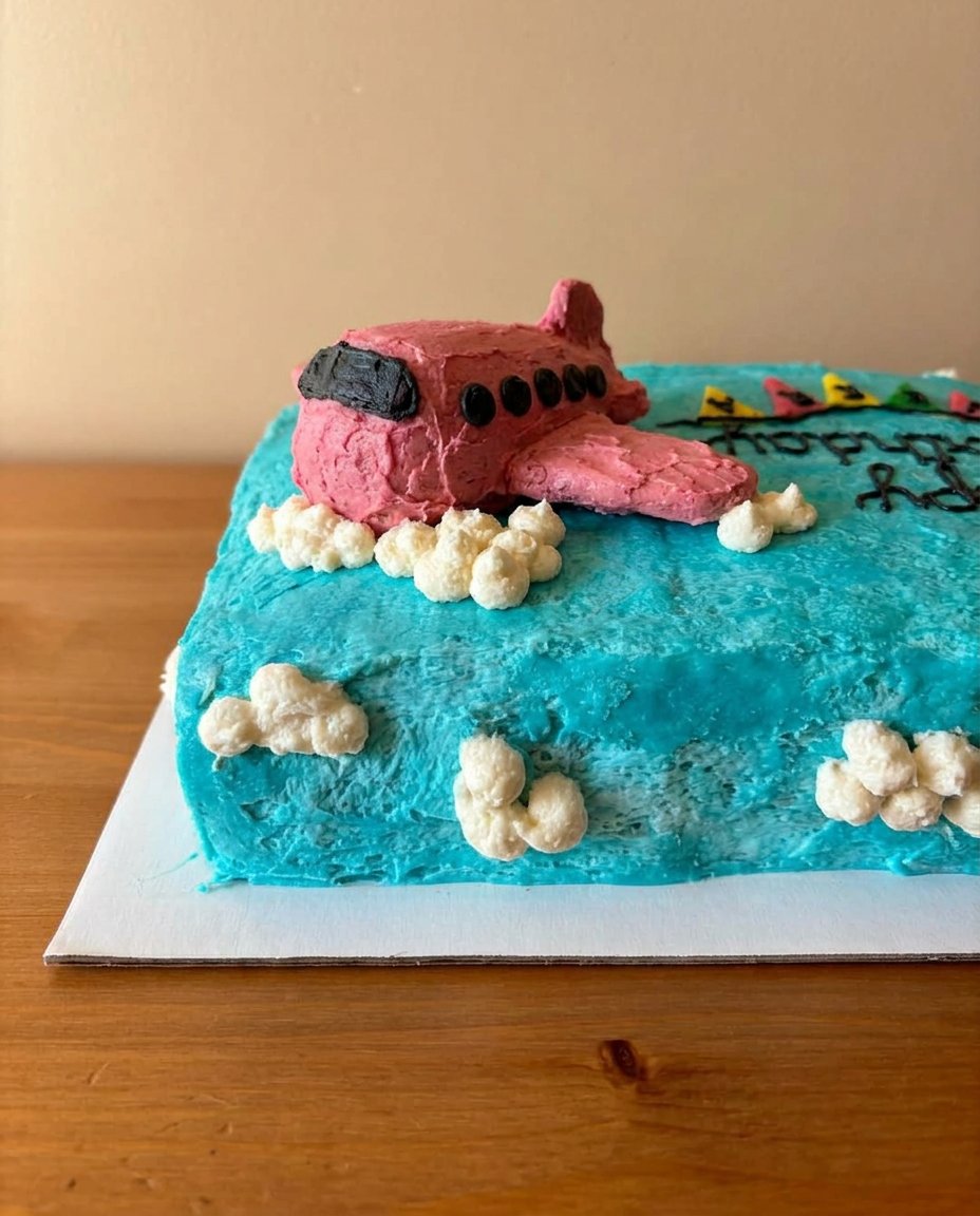 Rectangle Cake 12 Ingredients for rectangle cake including flour chocolate chips and melted butter