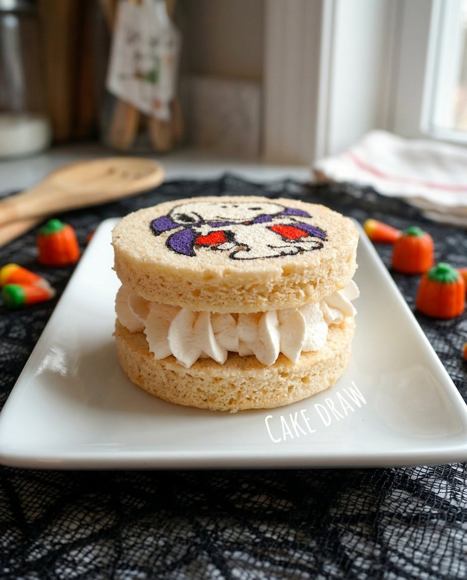 Cake Draw 14 Stacked mini sponge cakes with whipped cream and fruit