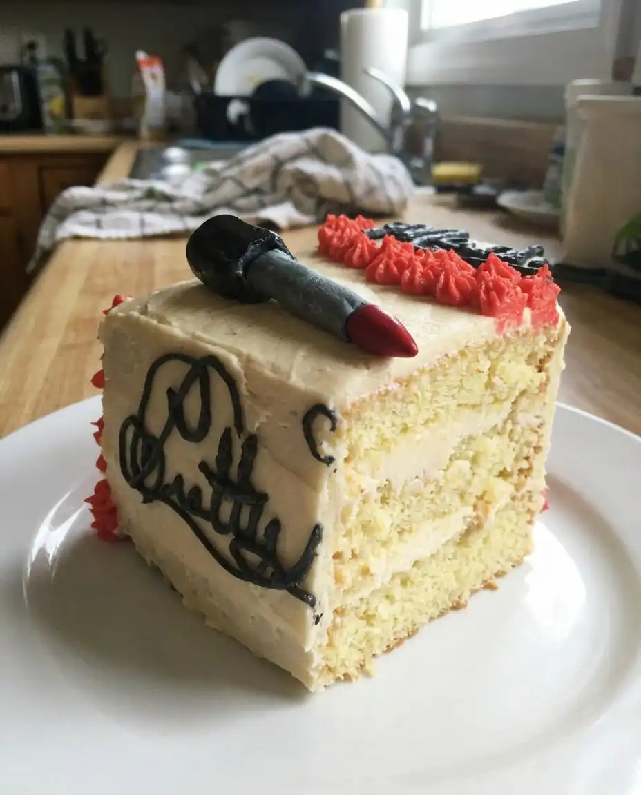 Anime Cake 13 Whisking swiss meringue buttercream to a glossy finish