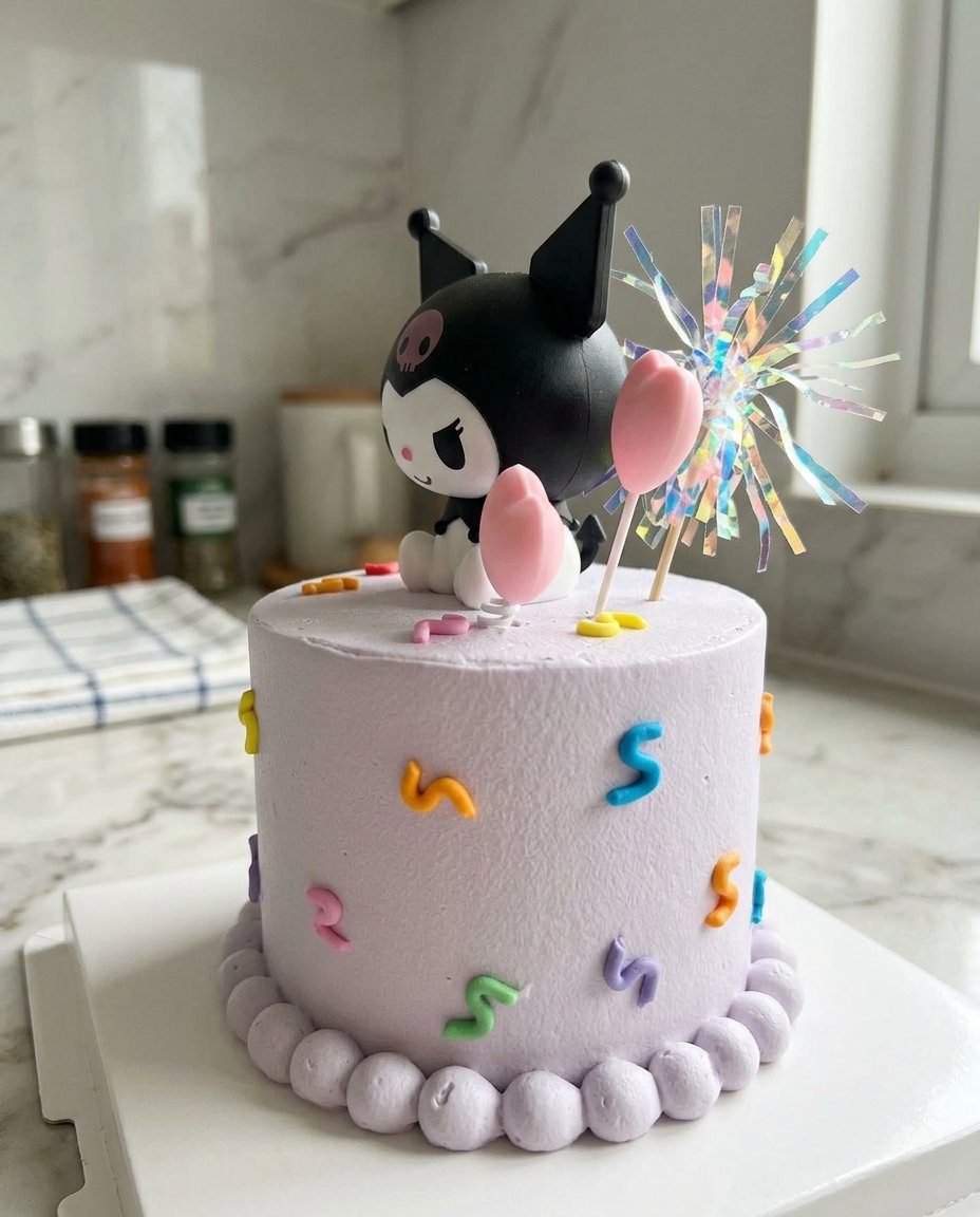 Slicing through a moist and tender sponge cake layer with a serrated knife