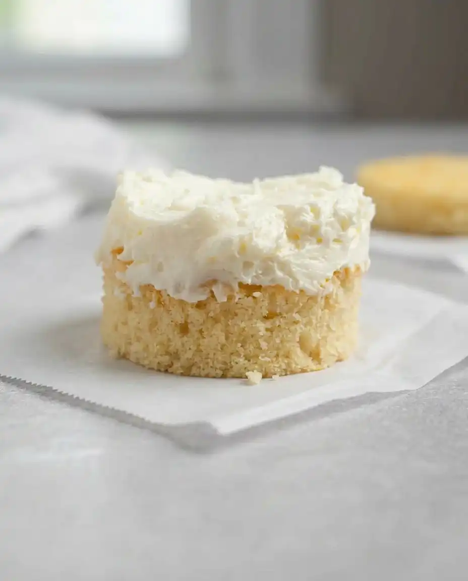 A glass bowl showing the stiff peaks of professional grade stabilized whipped cream