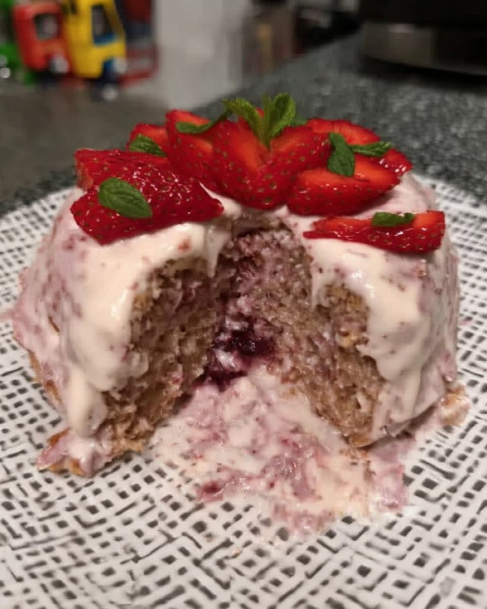 Fresh strawberries, lemon zest, and high quality butter on a wooden table