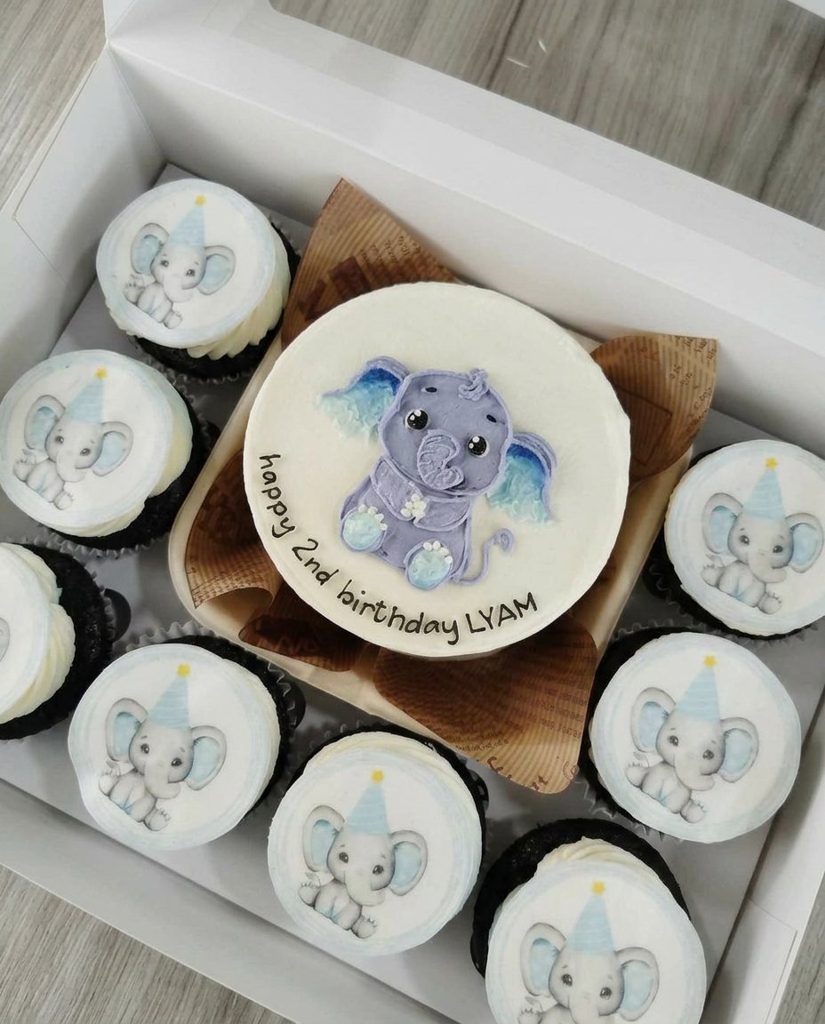 Eggs, flour, sugar and Oreo cookies on a wooden table