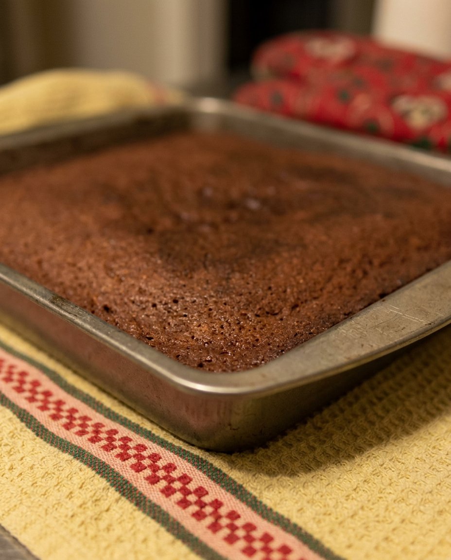 Ingredients for banana coffee cake including ripe bananas, sour cream, and brown sugar