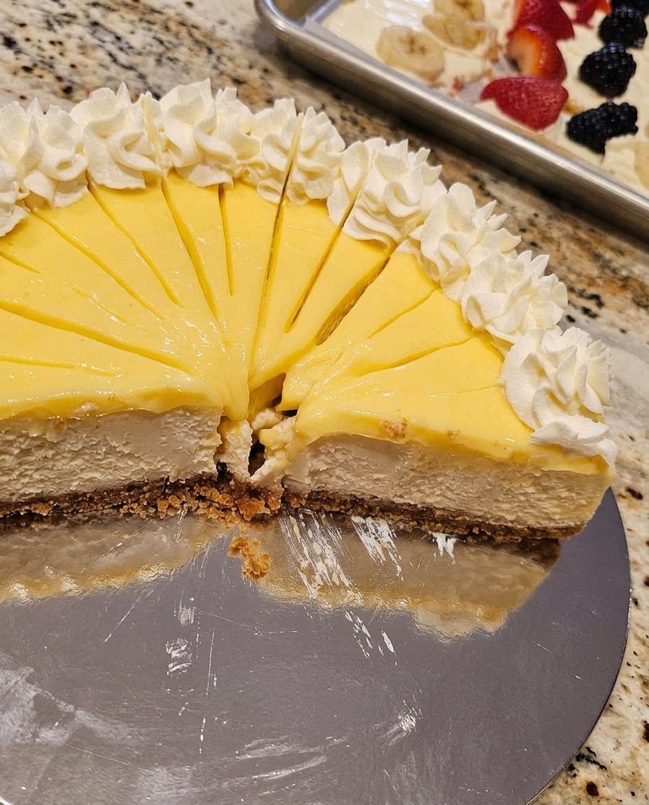 Fresh lemons and cream cheese on a wooden table
