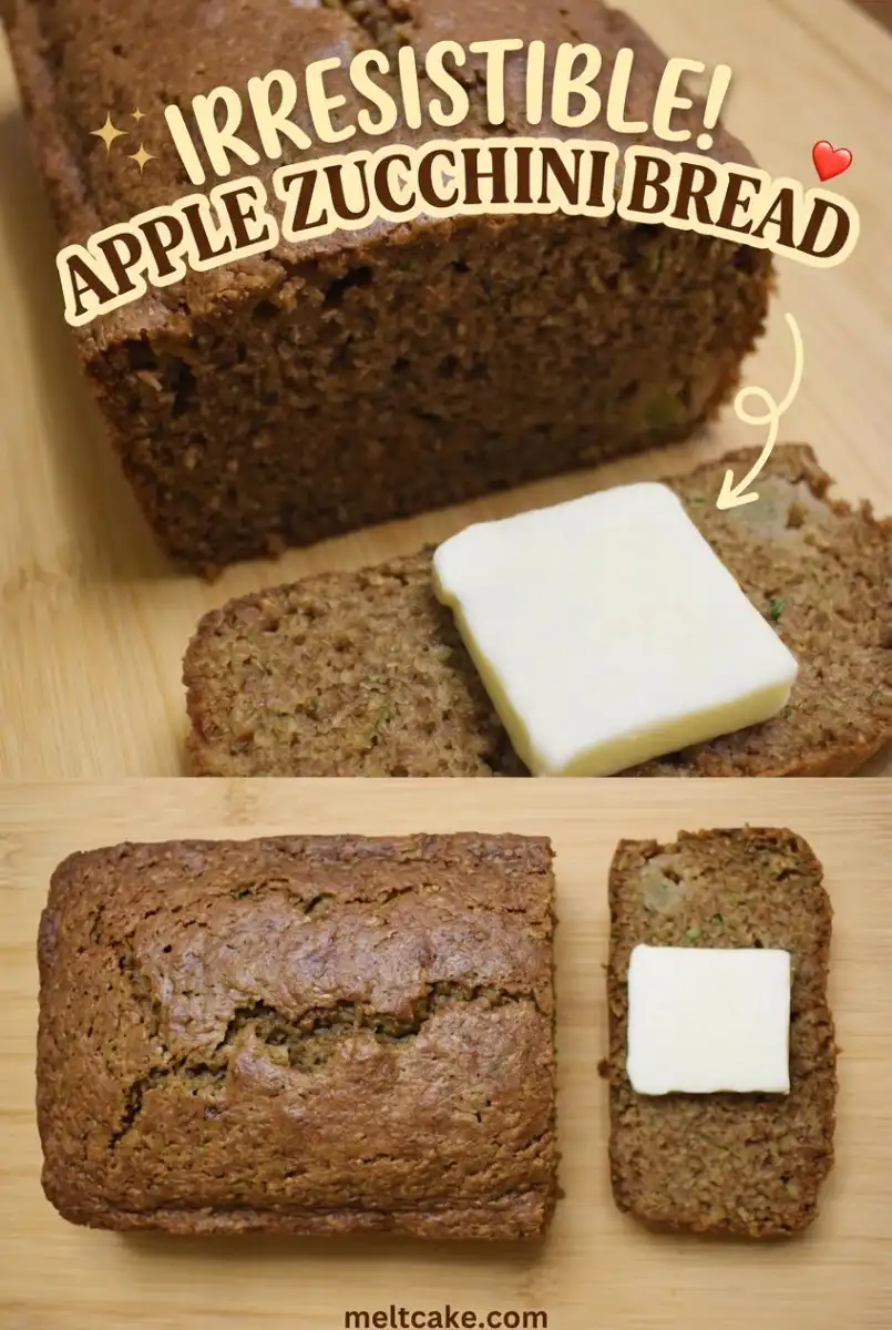 Best Apple Zucchini Bread: Like a Moist Zucchini Cake Recipe or a Sweet Zucchini Coffee Cake Mix.
