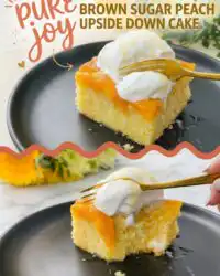 Best Brown Sugar Peach Upside Down Cake Recipe: How to Make a Tasty Peach Upside Down Cake Treat.