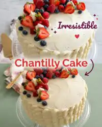 Best Chantilly Cake Ideas: Easy Strawberry Layer Cake and Three Layer Cake Designs for a Birthday.