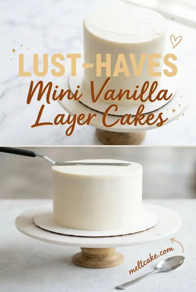 Delicious Mini Vanilla Layer Cakes: The Ultimate Mini Layer Cake Guide for Elegant Celebrations.