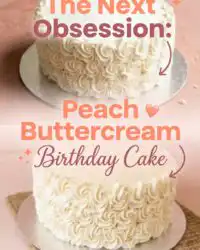 Gorgeous Peach Buttercream Birthday Cake Inspiration: The Ultimate Trendy Peach Colour Cake Ideas.
