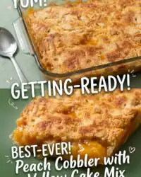 Best Homemade Peach Cobbler with Yellow Cake Mix: The Ultimate Peach Cobbler with Cake Mix Easy!