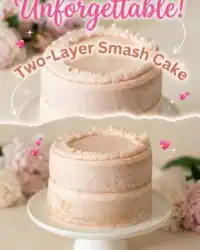 Easy Two-Layer Smash Cake Ideas: A Simple 2 Layer Cake Birthday Design Your Little One Will Love!