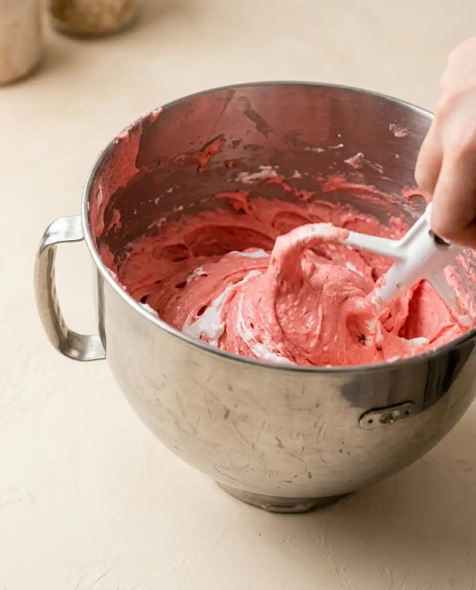 Various baking ingredients including rose water and sour cream for Rose Water Layer Cake.
