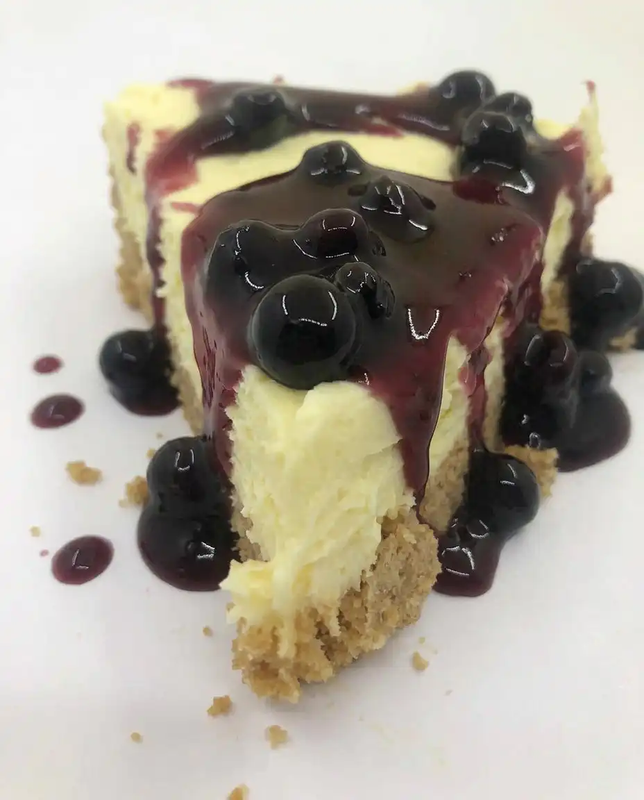 No Bake Lemon Blueberry Dessert 12 A collection of ingredients for the lemon blueberry dessert including cream cheese butter and pudding mix.