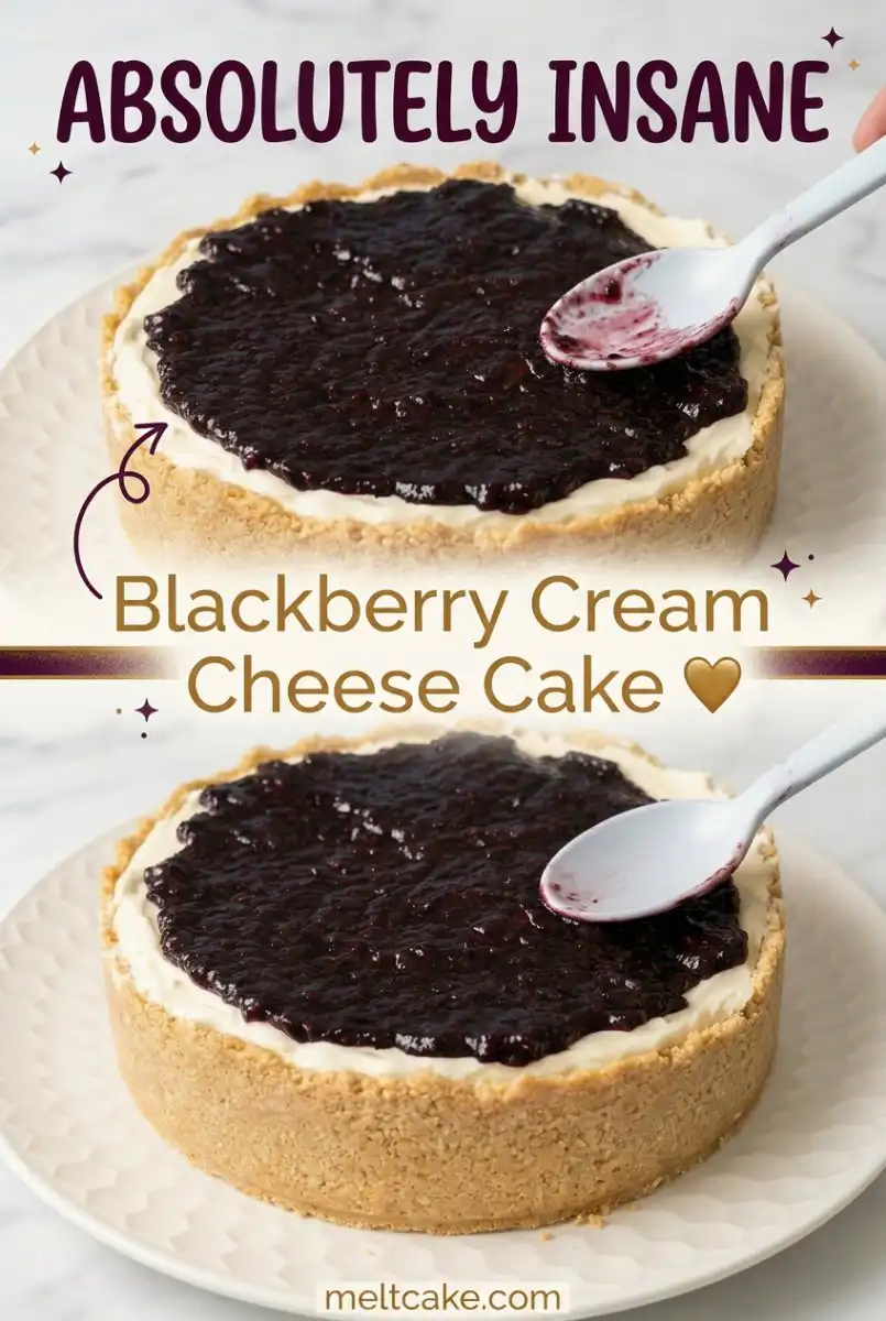 Easy Blackberry Cream Cheese Cake Recipe - The Ultimate Blackberry Cake Idea