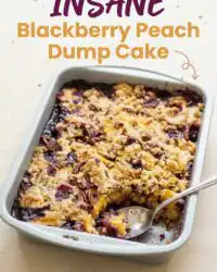Easy Blackberry Peach Dump Cake Recipe - Ultimate Blackberry Dump Cake Dessert