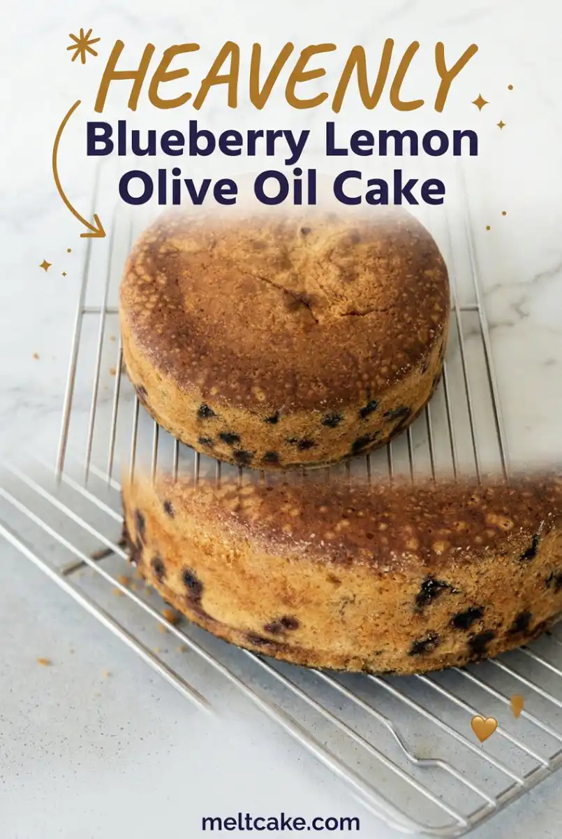 Moist Blueberry Lemon Olive Oil Cake Recipe - The Ultimate Blueberry Lemon Cake Delight