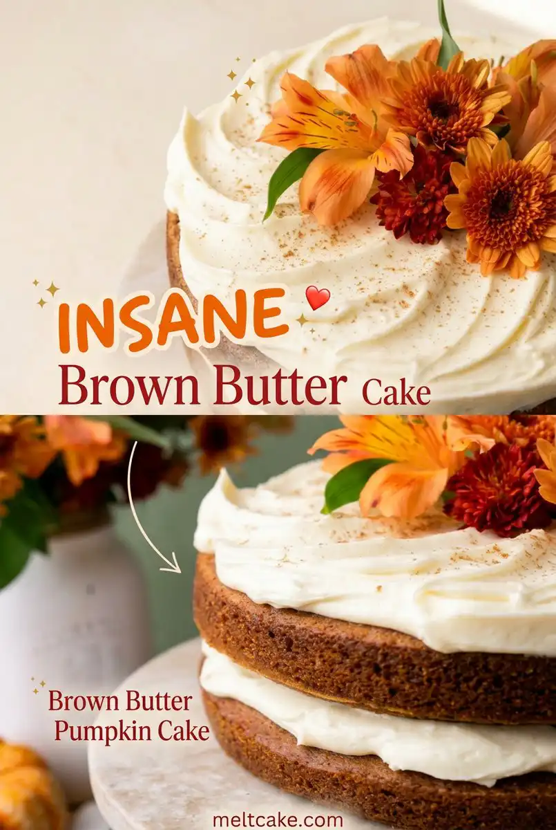 Brown Butter Pumpkin Cake 17 Brown Butter Pumpkin Cake with Dulce de Leche - The Warm Spiced Treat for Cozy Fall Cake Flavors