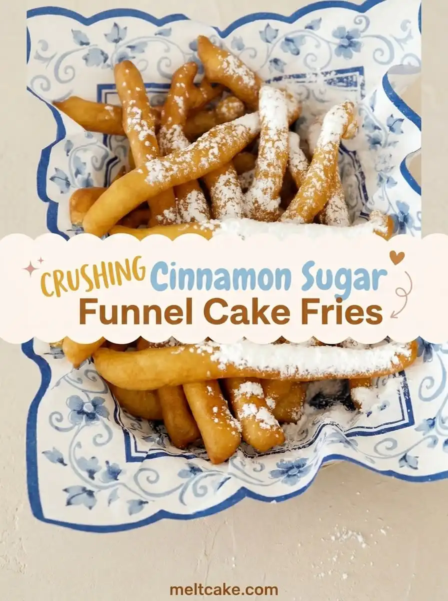 Cinnamon Sugar Funnel Cake Fries: The Ultimate Carnival Treat To Make At Home Funnel Cake Fries!
