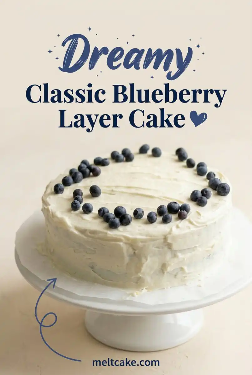 Classic Blueberry Layer Cake: This Easy Blueberry Cake Recipe is the Ultimate Summer Dessert!