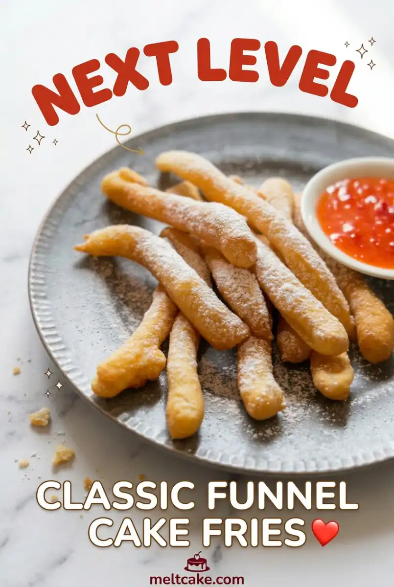 Easy Classic Funnel Cake Fries - The Ultimate Crispy Homemade Funnel Cake Fries Recipe