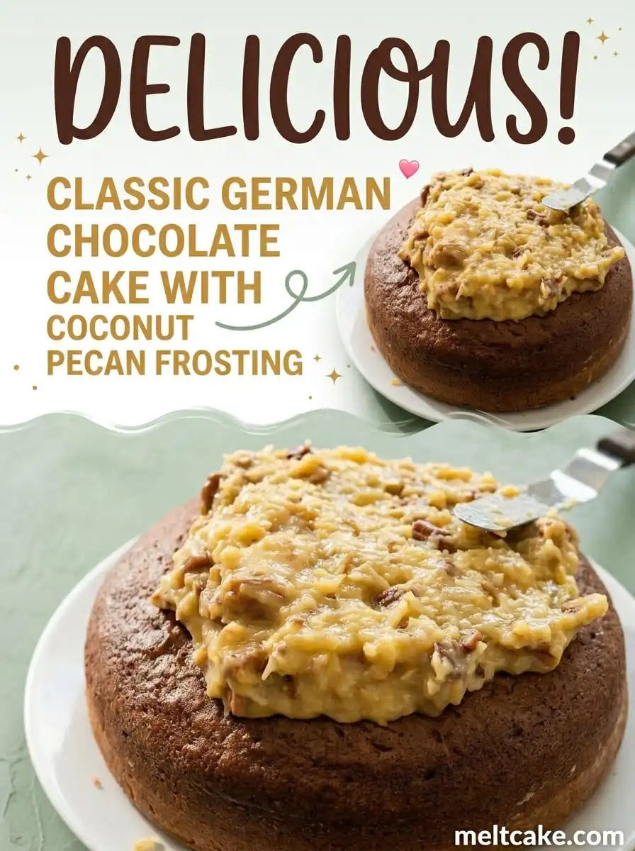 Classic German Chocolate Cake with Coconut Pecan Frosting: The Ultimate German Chocolate Cake Recipe