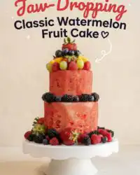 Classic Watermelon Fruit Cake Recipe: A Fresh and Healthy Watermelon Fruit Cake for Summer